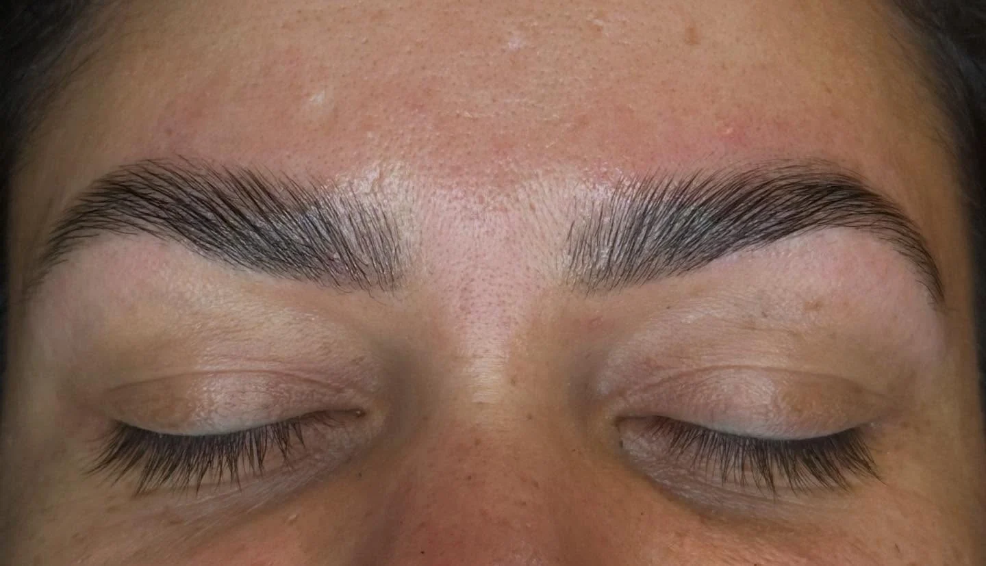 Brow lamination result